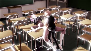 My First Time With a Horny MILF and Her Sexy Maid: Blue Archive Karin Vol 1 (4K) [Haine]