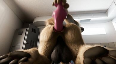 In the locker room, Ankhxy explores her sexuality with the help of a group of hot athletes