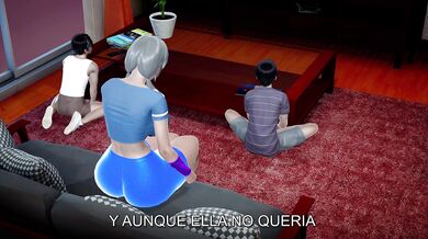 La familia de la historia del porno