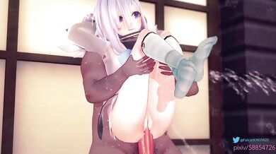 Taming of the Fox: Amane Kanata and her Hololive Sex Adventure with Seacat