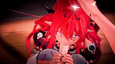 The Lustful Teen and The Older Woman - Hololive Live Show: Wet and Messy Masturbation Adventure!