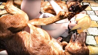 Rewritten as: Ms Artoria, a teacher on vacation, takes pleasure in the company of bestial creatures