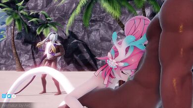 Busty Rozaliya and Liliya get it on in the shower together