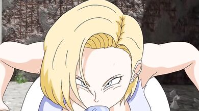 Watch Android 18 get pounded by ChuChuZePAs in this hardcore AMV!