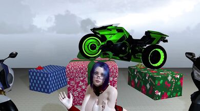 Sexy santa helps you make merry