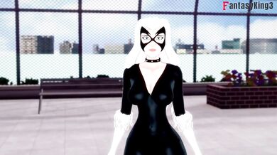 One Night with Spider-Man and Catwoman (Felicia Hardy)