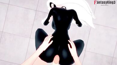 One Night with Spider-Man and Catwoman (Felicia Hardy)