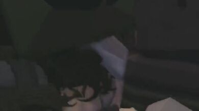 Purple-Haired MILF Gets Her Tits Sucked by a Horny Robot in Roblox Hentai Porn Scene (Cabrye)