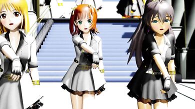 Undead Enemy Hibiki, Yukiho and Haruka [NNBA]