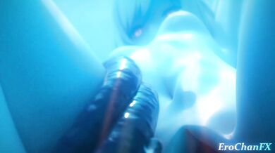 Sexy mermaid Jingliu tries to escape from six underwater tentacles