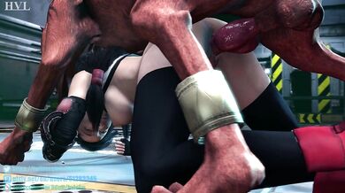 Rewritten as: Sexy Tifa and Red XIII in the Mansion with High Voltage Sexual Encounter [HVLsmn]