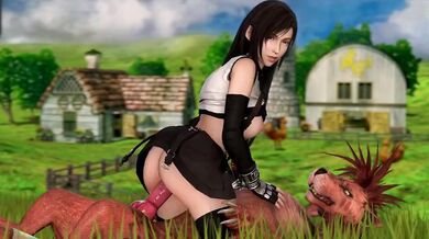 Tifa and Red XIII get it on in Devils Cry, a sexy hentai adventure