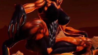 Impala and Human Love in the Meadow or Impala and a Human Love in the Meadow