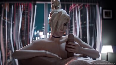 White Mercyful Handjob FPSBlyck [Hentai]