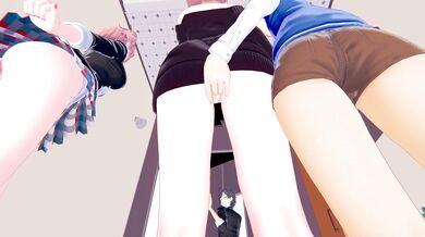 Ichinose Yui and her Mom in a steamy hot romp on the bed Oregairu Hentai Edition