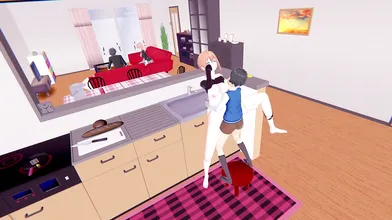 Ichinose Yui and her Mom in a steamy hot romp on the bed Oregairu Hentai Edition