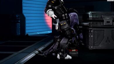 Female Quarian Assassin Takes a Drug Overdose on GurochanOP Hentai Video