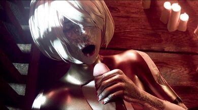 Hentai-Porn: Reverse-Cowgirl with Megaera in Outfit 3