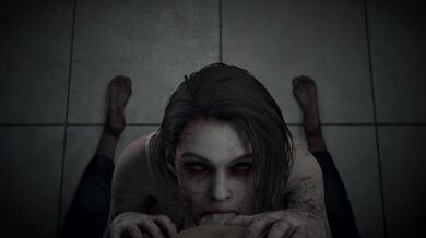 Hentai Blowjob with Jill Valentine: Zombie Blue Light POV