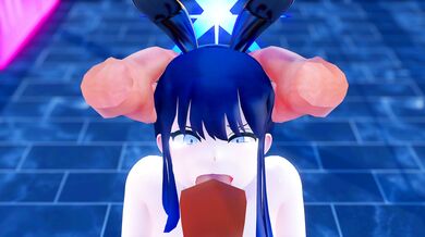 Sexy Busty Lesbian Blue Archive Vibrator Rabbit Version 4K