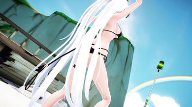 Hentai Porn: Shiromi and Iori at the Beach - So Cute!