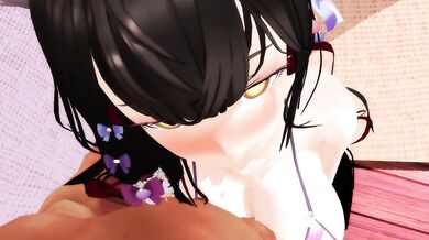 Let the dedicated Japanese fox serve you to your heart’s content at a tropical resort