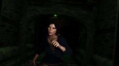 Laras passionate clothesline adventure