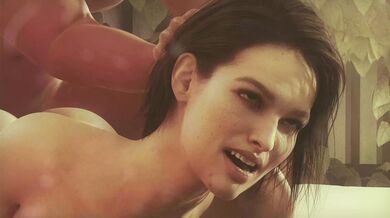 Watch Jill get filled up by the Sage of Osiris in this hentai porn video