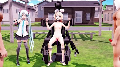 Miku and Rin: Hypnotized by the Otome Dissection Training Show