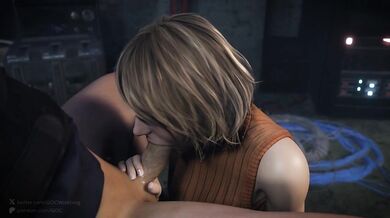 Ashley, the Busty Maid, Rewards her Master with a Hot Blowjob and Cumshot in the Library!