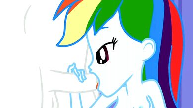 Rainbow Dash Gets Down and Dirty in a Muddy Equestrian Orgy