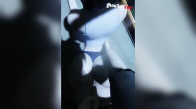 Amidst the chaos of the ninja world, Hyuga Hinata and Hentai Princess Cumming on Hyugas Butt POV