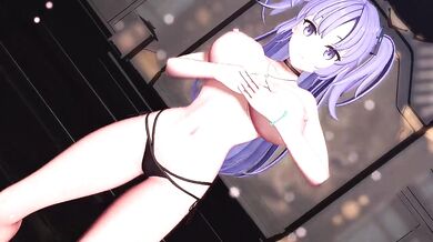 Watch as Yuka Hayase gets ravaged by a group of hot girls in this MMD hentai porn!