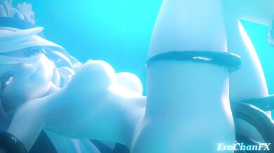 Rewritten as: The ecstasy of being ravaged by four tentacle monsters inside Genshin Furin