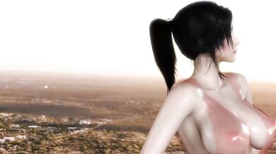 Two MMD models, Qian Deng and Yuan, engage in hot and steamy jisite action!