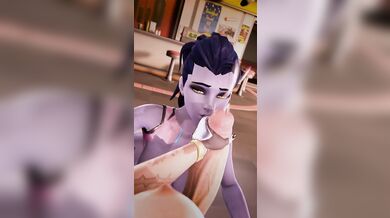 Ashley Widowmaker and her Futa on Futa Giving POV Hentai Adventure