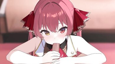 Office Lady gets a Marine Blowjob from her Housemate Sakamoto