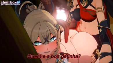 The Adventures of Kirara and Dehya (with Bukkake)