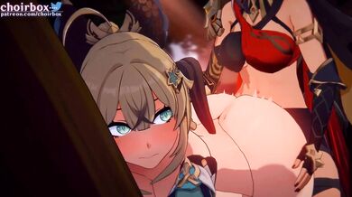 The Adventures of Kirara and Dehya (with Bukkake)