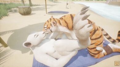 Tides of Passion: Max Kira and Karra Fuck at the Beach with Wild Life