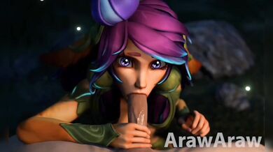 Two Raging Cocks On A Bull'