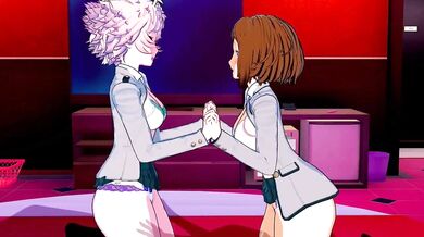 The Ultimate Hentai Creampie Battle Royale: My Hero Academias Ochaco and Mina Get Fucked Beyond Belief!
