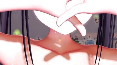 Busty Office Lady Takes a Sneak Peek at Tomboys Big Secret in the Locker Room!