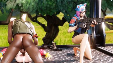 Curvy Roxy gets a helping hand from the lynx to satisfy Jamal in the wild