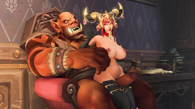 Alexstrasza, The Life-Binder: An Orc Thighjob Scene in the Scorched Lands (Scavenger SFM)