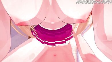 Busty Asian Teacher Gets Abu*sed By Her Students In High School DxD