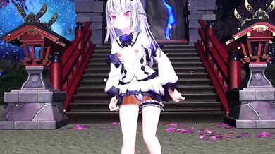 A Snow Elf Lady in Hi-Fi Rave - MMD Hentai Video