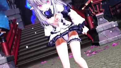 A Snow Elf Lady in Hi-Fi Rave - MMD Hentai Video