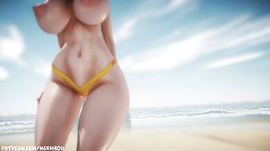 Sexy Toga-clad Princess Himikos Lustful Antics with the Magic Wand