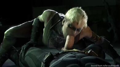 Batman (Batesz) gets a cock-sucking lesson from Copperhead in this showcase of oral skills